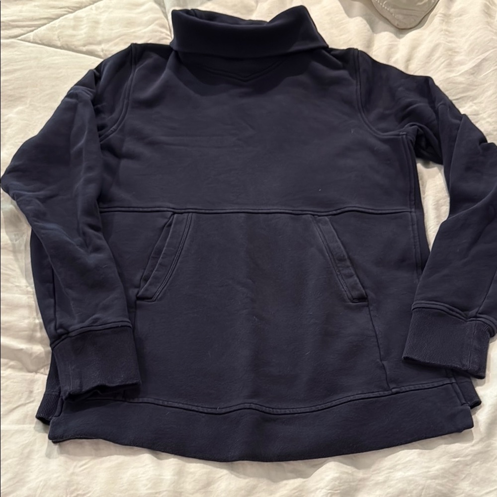 Lululemon Athletica Dark Blue Turtleneck Sweatshirt